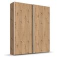 Rauch Beluga Extra 137cm 2 Door Sliding Wardrobe - Artisan Oak