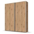Rauch Beluga Extra 137cm 2 Door Sliding Wardrobe - Artisan Oak