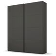 Rauch Beluga Extra 137cm 2 Door Sliding Wardrobe - Graphite