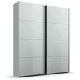 Rauch Beluga Extra 137cm 2 Door Sliding Wardrobe - Silk Grey