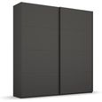 Beluga Extra Sliding Wardrobe - 181cm - 2 Door - Graphite