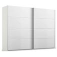 Beluga Extra Sliding Wardrobe - 271cm - 2 Door - Alpine White