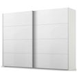 Beluga Extra Sliding Wardrobe - 271cm - 2 Door - Alpine White