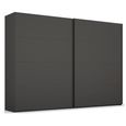 Beluga Extra Sliding Wardrobe - 271cm - 2 Door - Graphite