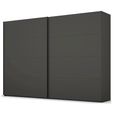 Beluga Extra Sliding Wardrobe - 271cm - 2 Door - Graphite