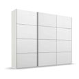 Beluga Extra Sliding Wardrobe - 271cm - 3 Door - Alpine White