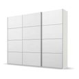 Beluga Extra Sliding Wardrobe - 271cm - 3 Door - Alpine White