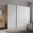 Beluga Extra Sliding Wardrobe - 271cm - 3 Door - Artisan Oak & Silk Grey