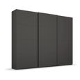 Beluga Extra Sliding Wardrobe - 271cm - 3 Door - Graphite