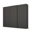 Beluga Extra Sliding Wardrobe - 271cm - 3 Door - Graphite