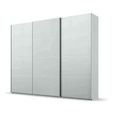 Beluga Extra Sliding Wardrobe - 271cm - 3 Door - Silk Grey