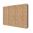 Rauch Beluga Extra 271cm 4 Door Sliding Wardrobe - Artisan Oak