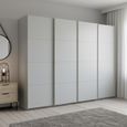 Rauch Beluga Extra 271cm 4 Door Sliding Wardrobe - Silk Grey
