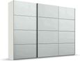 Beluga Extra Sliding Wardrobe - 316cm - 3 Door - Alpine White & Silk Grey