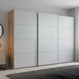 Beluga Extra Sliding Wardrobe - 316cm - 3 Door - Artisan Oak & Silk Grey