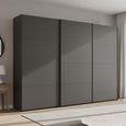Rauch Beluga Extra 316cm 3 Door Sliding Wardrobe - Graphite