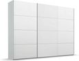 Beluga Extra Sliding Wardrobe - 316cm - 3 Door - Silk Grey & Alpine White