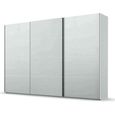 Rauch Beluga Extra 361cm 3 Door Sliding Wardrobe - Silk Grey