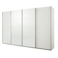 Beluga Extra Sliding Wardrobe - 361cm - 4 Door - Alpine White