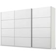 Beluga Extra Sliding Wardrobe - 406cm - 3 Door - Alpine White