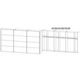 Beluga Extra Sliding Wardrobe - 406cm - 3 Door - Alpine White & Silk Grey