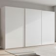 Beluga Extra Sliding Wardrobe - 406cm - 3 Door - Alpine White