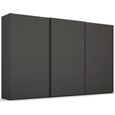 Beluga Extra Sliding Wardrobe - 406cm - 3 Door - Graphite