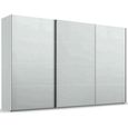 Beluga Extra Sliding Wardrobe - 406cm - 3 Door - Silk Grey