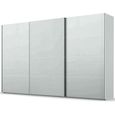 Beluga Extra Sliding Wardrobe - 406cm - 3 Door - Silk Grey