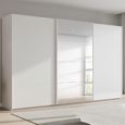 Beluga Extra Sliding Wardrobe - 406cm - 3 Door - Mirror - Alpine White