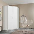 Rauch Celle Matt 117cm 2 Door Corner Wardrobe - Alpine White