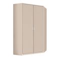 Rauch Celle Matt 117cm 2 Door Corner Wardrobe - Champagne