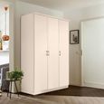 Celle Wardrobe - 136cm - 3 Door - Champagne
