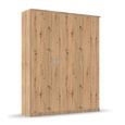 Celle Wardrobe - 136cm - 3 Door - Sonoma Oak & Artisan Oak