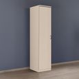 Rauch Celle Matt 47cm 1 LH Door Wardrobe - Champagne