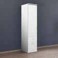 Rauch Celle Matt 47cm 1 LH Door Wardrobe with Drawer - Alpine White