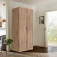 Celle Wardrobe - 91cm - 2 Door - Artisan Oak & Sonoma Oak