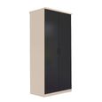 Celle Wardrobe - 91cm - 2 Door - Champagne & Metallic Dark Grey