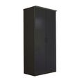 Celle Wardrobe - 91cm - 2 Door - Metallic Dark Grey