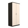 Celle Wardrobe - 91cm - 2 Door - Metallic Dark Grey & Champagne