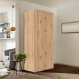 Celle Wardrobe - 91cm - 2 Door - Sonoma Oak & Artisan Oak - 4 Drawer
