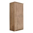 Celle Wardrobe - 91cm - 2 Door - Artisan Oak & Sonoma Oak - 4 Drawer & Extras