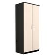 Rauch Celle Super 91cm 2 Door Wardrobe - Metallic Dark Grey and Champagne