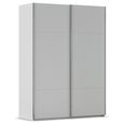Rauch Contido 162cm 2 Door Sliding Wardrobe with Extras - Silk Grey