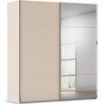Contido Sliding Mirror Wardrobe - 201cm - 2 Door - with Extras - Champagne