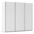 Rauch Contido 242cm 3 Door Sliding Wardrobe with Extras - Alpine White
