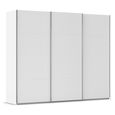 Rauch Contido 271cm 3 Door Sliding Wardrobe with Extras - Alpine White