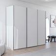 Rauch Contido 271cm 3 Door Sliding Wardrobe with Extras - Alpine White