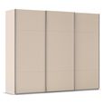 Rauch Contido 271cm 3 Door Sliding Wardrobe with Extras - Champagne