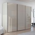 Contido Sliding Wardrobe - 301cm - 3 Door - with Extras - Champagne Glass